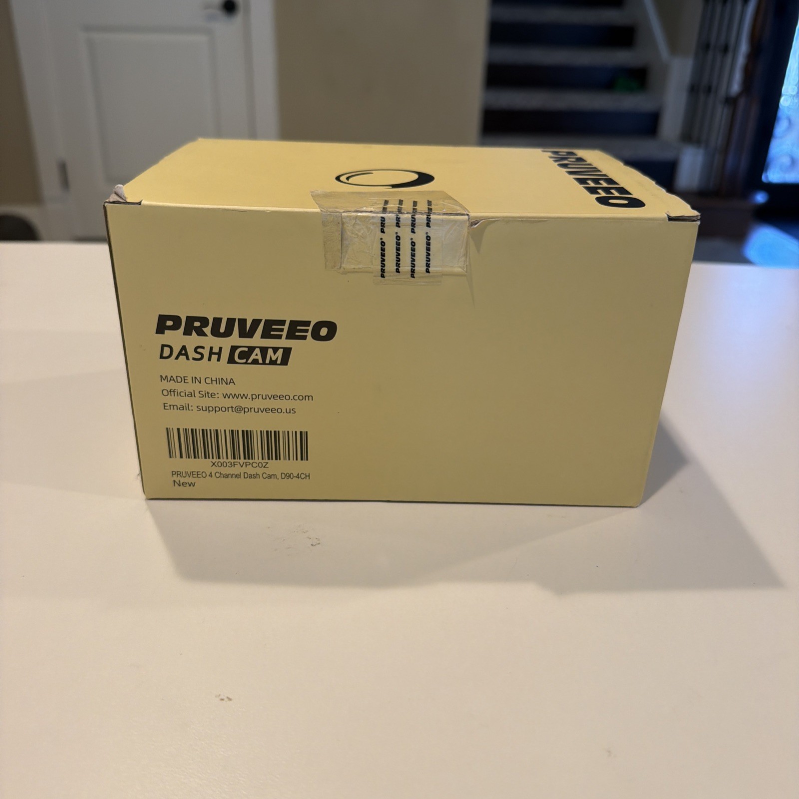 PRUVEEO D90-4CH Dash Cam 4 Channel Camera FHD 1080P Black New