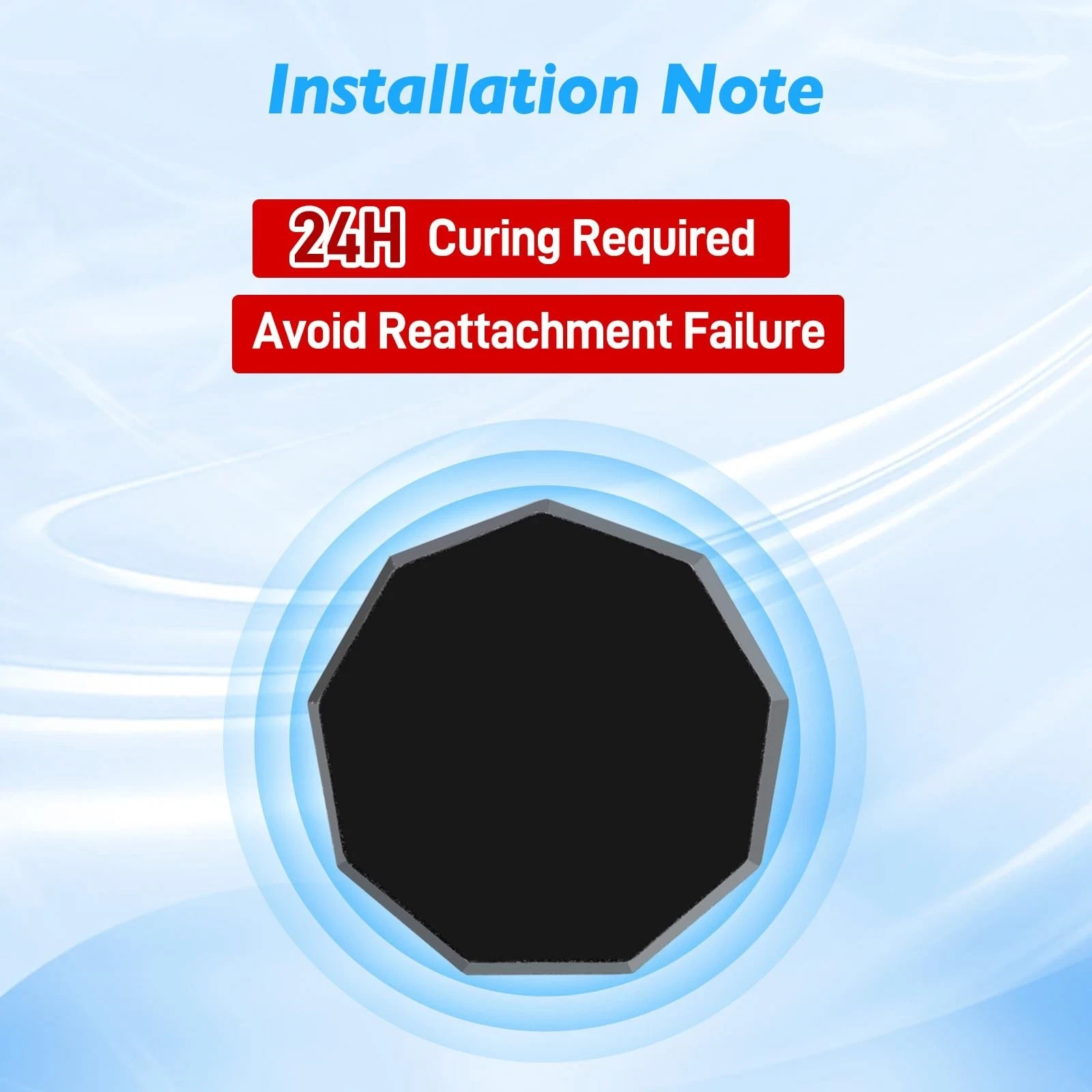 4 Pcs Metal Adhesive Replacement for Garmin Magnetic Dash Cam Mounts