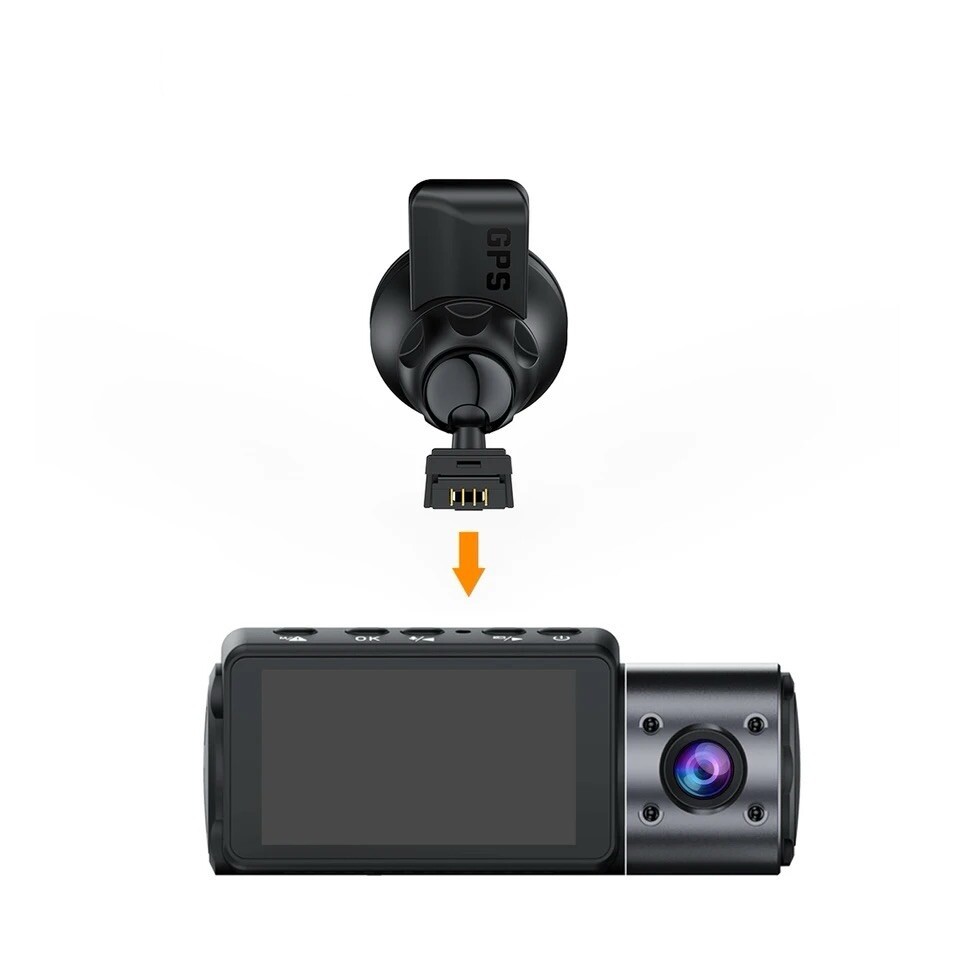 Vantrue N4/N2S/X4S Dash Cam GPS Module Type C USB Port Car Suction Cup Mount