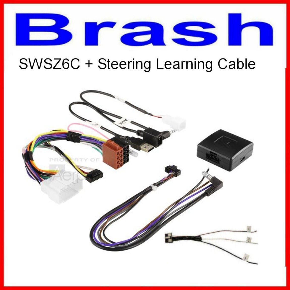 SUZUKI JIMNY 2018+ STEERING WHEEL ADAPTER + LEARNING CABLE SWSZ6C