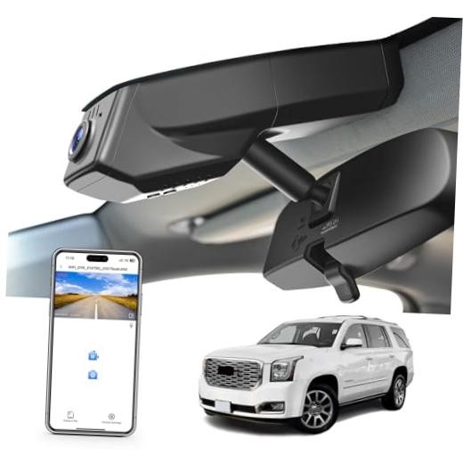 4K Dash Cam Custom fit for GMC Yukon, Yukon XL 2015 Model C Front 4K Only