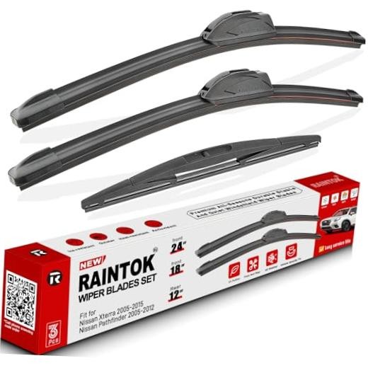 Windshield Wiper Blades Replacement for 2005-2015 Nissan Xterra / 2005-2012