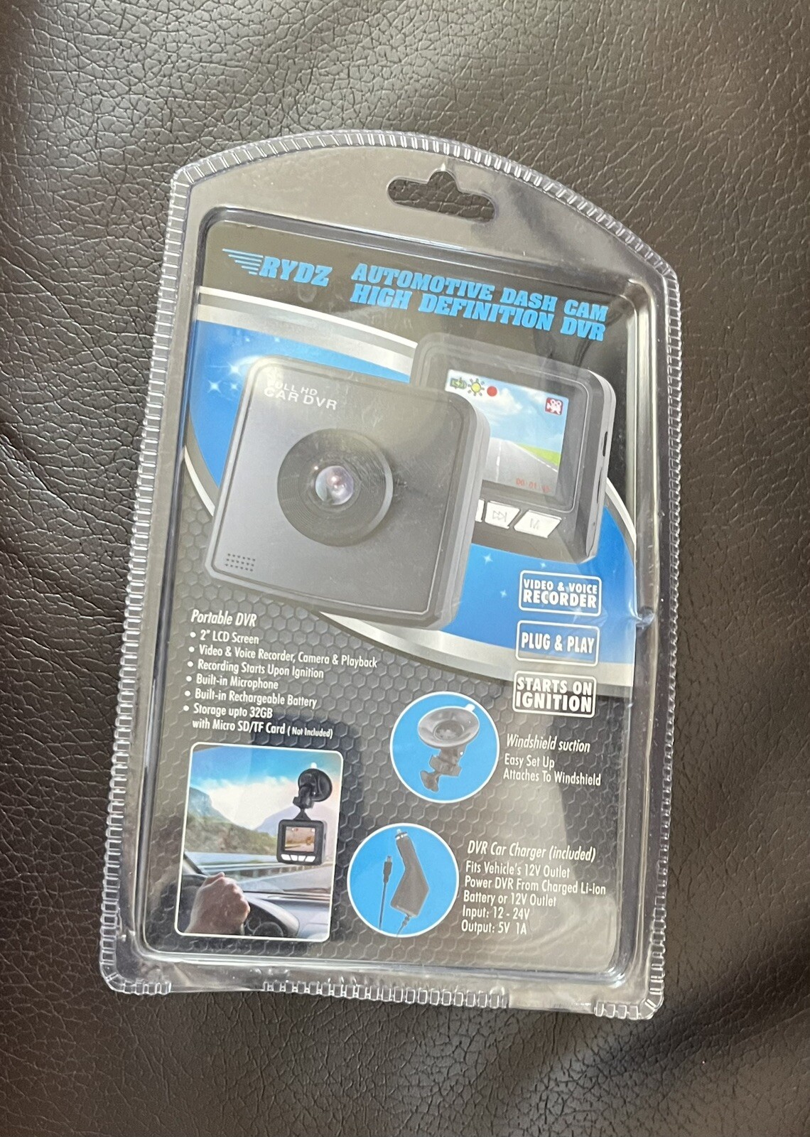 Automotive Dash Full High Def DVR Digital Video Recorder- Video-Picture-Audio