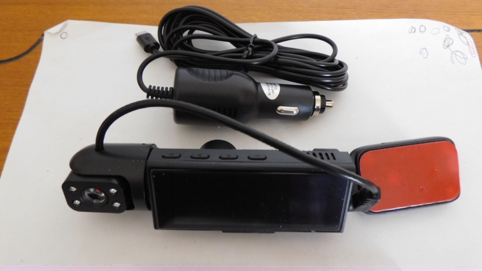 ZKCAMSPY Dual Lens Dashcam With Night Vision – 1080P HD In-Car DVR Recorder. New