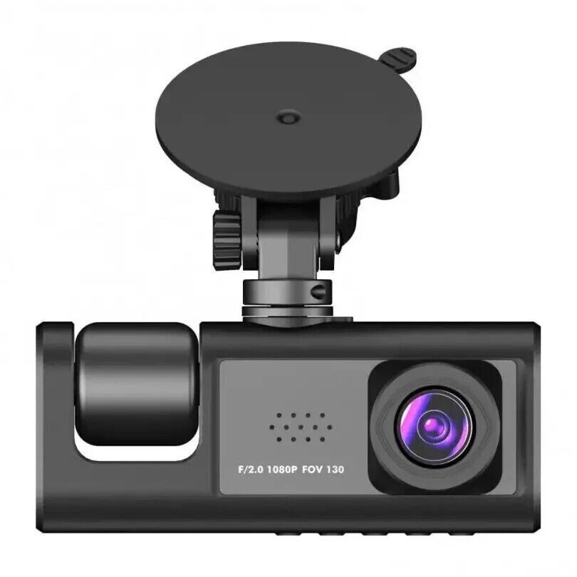 Touch Screen Dash Cam 4″ 1080P Front/Rear Camera Dual Lens Car DVR Recorder