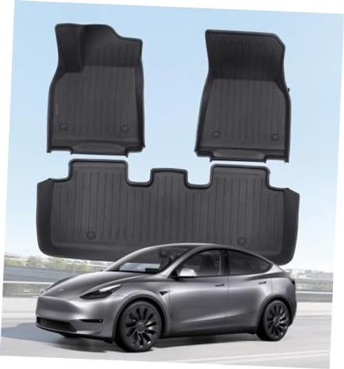 Floor Mats Fits for Tesla Model Y 5 3 PCS for Tesla Model Y 5-Seat 2020-2024