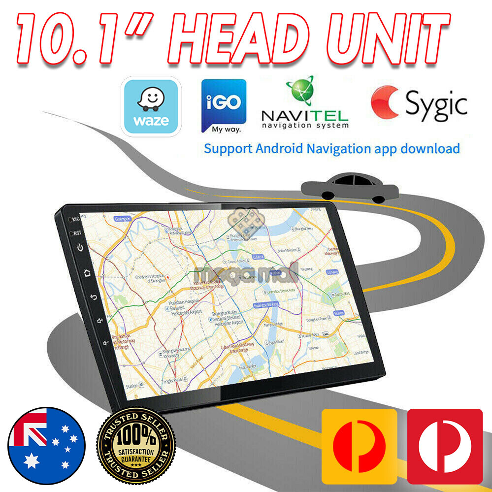Android 10.1 Double 2 Din No DVD Player Car Radio Stereo Head Unit GPS SAT NAV