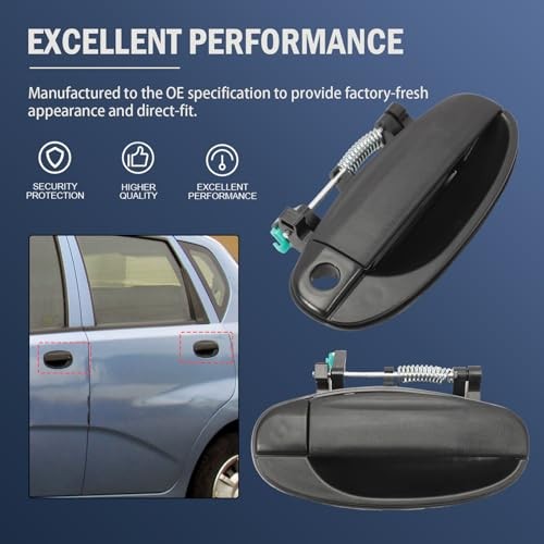 1311174 Exterior Door Handles for Aveo 2004-2008 Aveo5 2009-2011 Extured