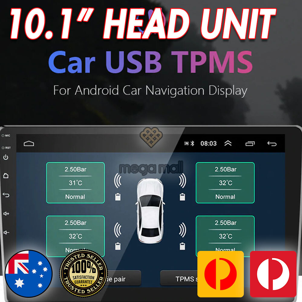 Android 10.1 Double 2 Din No DVD Player Car Radio Stereo Head Unit GPS SAT NAV