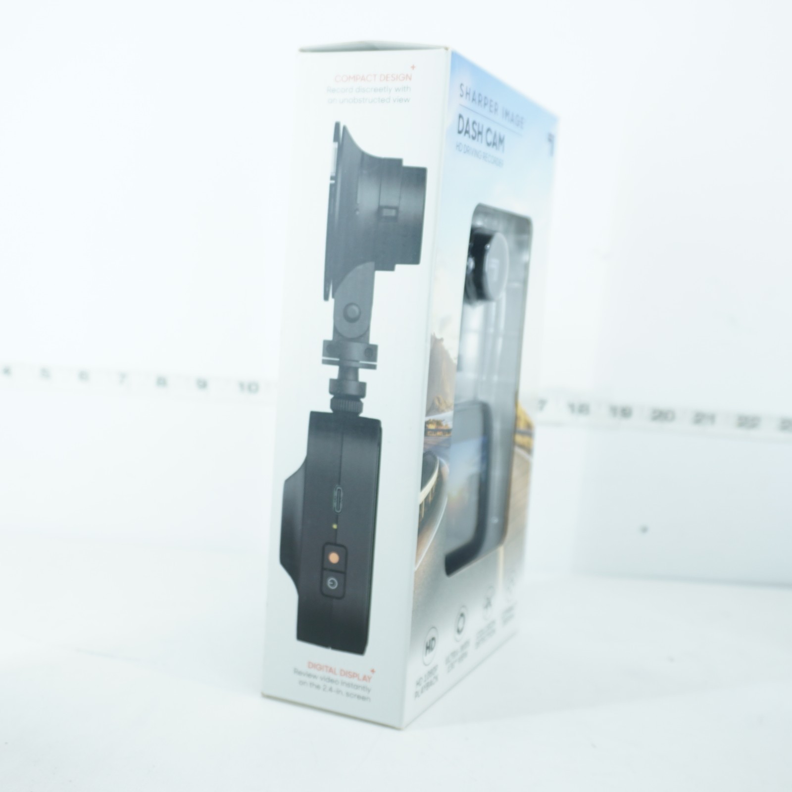SHARPER IMAGE DASHBOARD CAM HD DRIVING RECORDER