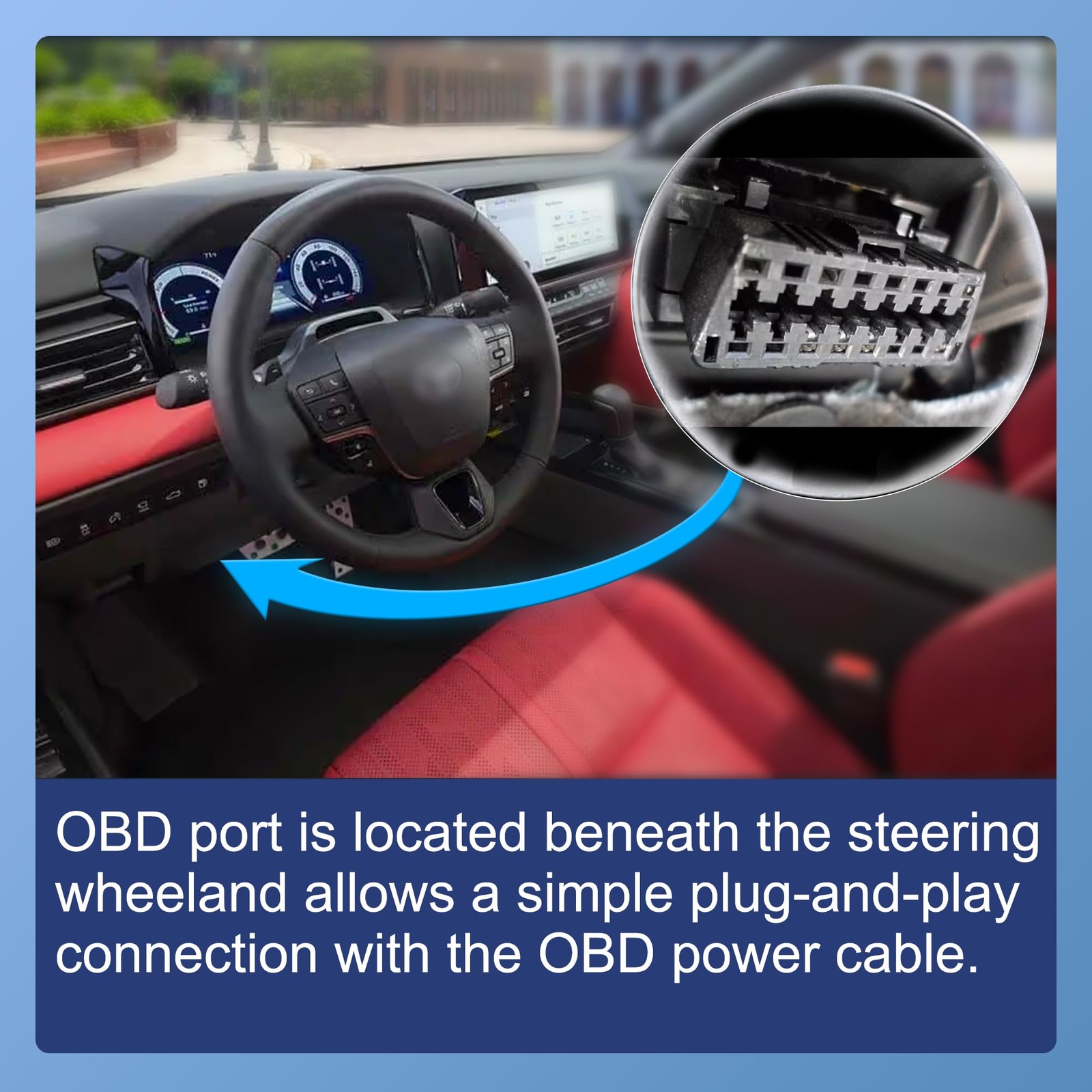 FITCAMX OBD Cable Dash Cams, Upgrade Parking Monitoring, Hardwire