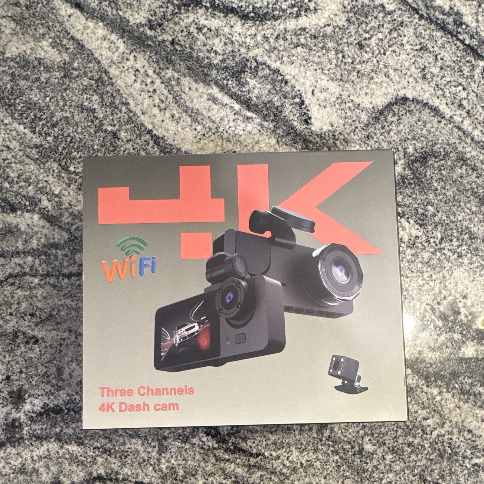 Three Channels 4k Dash Camera