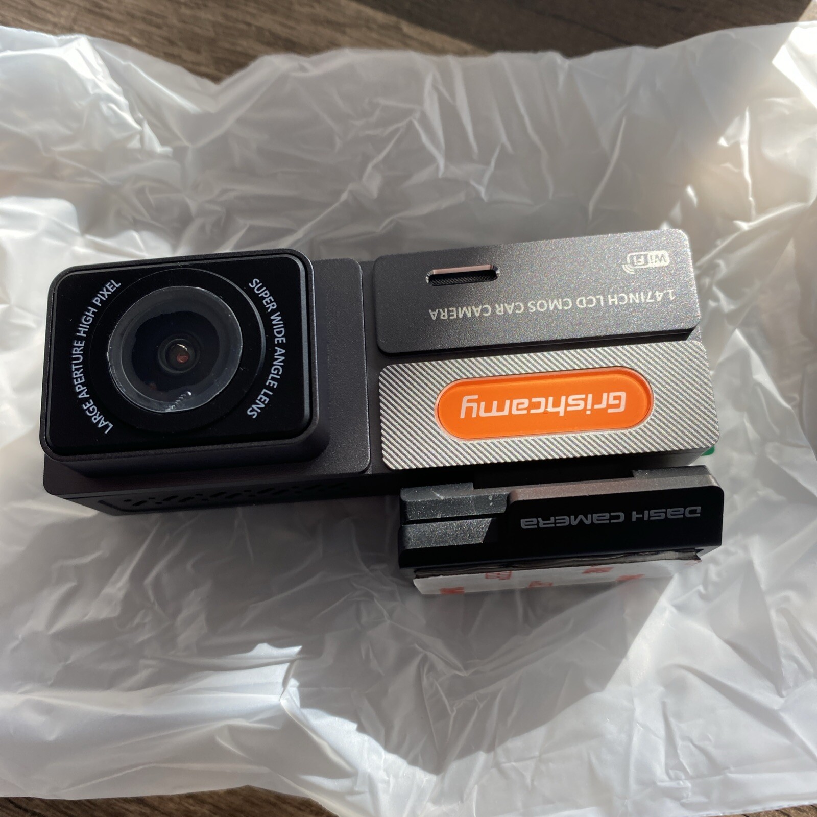 Grishcamy Dash Cam WiFi 2K Dash Camera for Cars QHD Dashcams Car Camera /ae