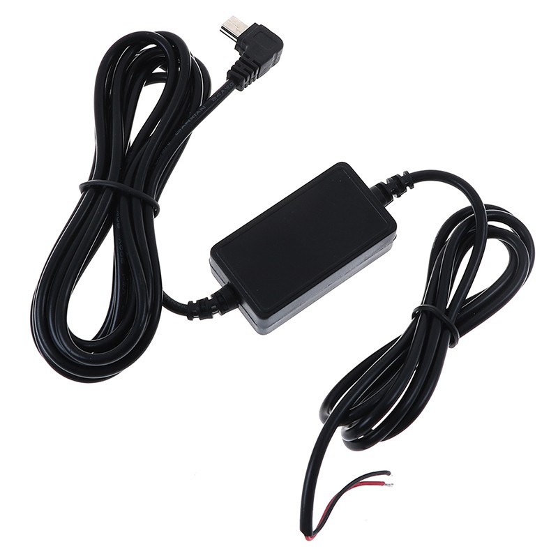 Car dash camera cam hard wire kit mini USB for car camcorder DVR 12V/24V.N8
