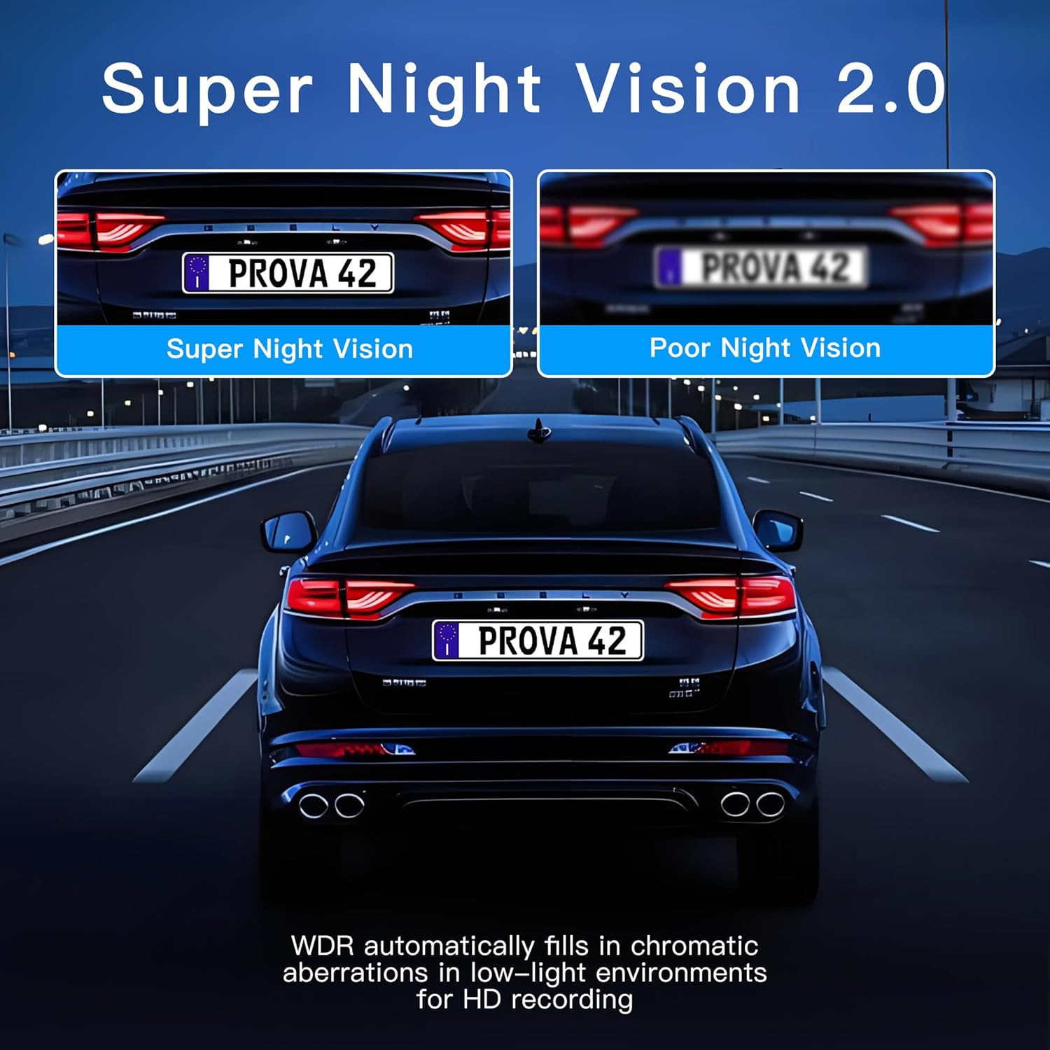 4 Channel Dash Cam 360° View 5G Wifi & APP Control, 2K Front and Rear Inside, L