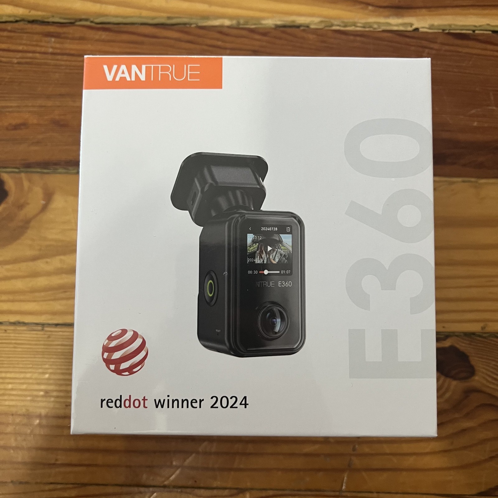 *SEALED* VANTRUE E360 5.2K 360° Dash Cam Panoramic Camera STARVIS 2 HDR WiFi GPS