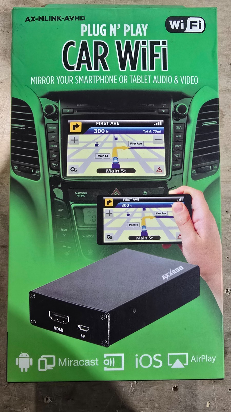 Axxess AX-MLINK-AVHD Wi-Fi A/V Mirror Interface