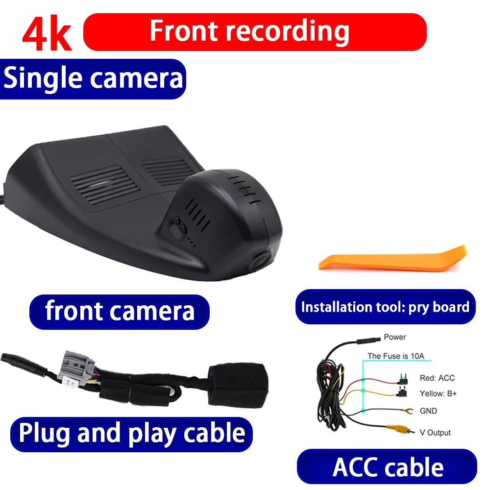 Plug and Play 4K Wifi DVR Dash Cam Camera for Mazda 3 Mazda3 Axela BP 2019-2024