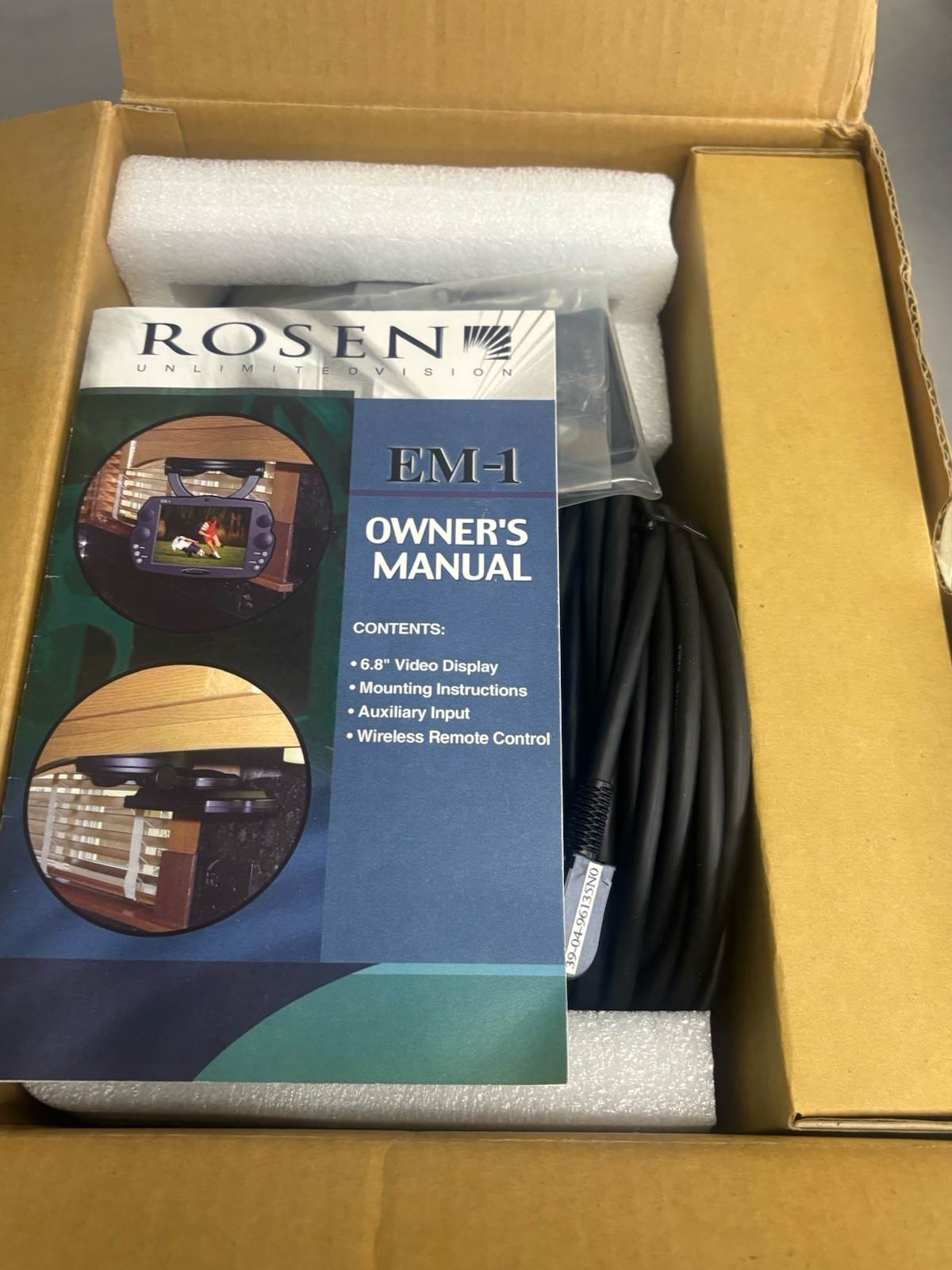 Rosen Portable T.V. Wall Mounted EM-1 Gray 9300-0131-300